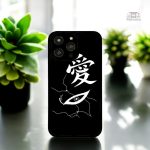 Coque minimaliste japonaise pour téléphone iPhone