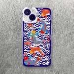 Accessoire iPhone avec motif traditionnel de poissons japonais