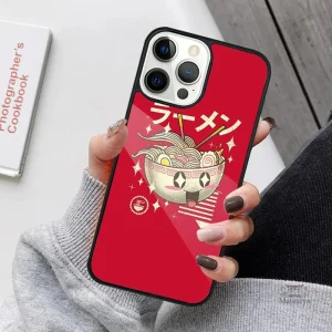 Coque iPhone Ramen Addict design japonais