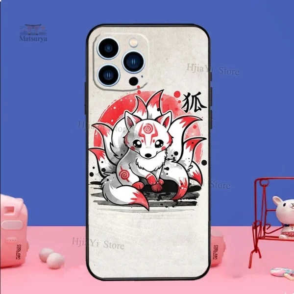coque-de-telephone-japonaise-iphone-renard-mignon-1 Coque de téléphone japonaise renard mignon pour iPhone