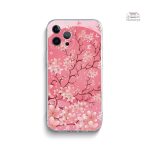 Protection iPhone avec design floral japonais