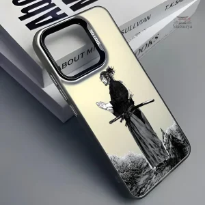 Coque iPhone samouraï monochrome