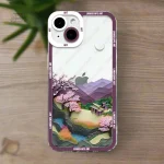 Coque de téléphone flexible inspirée du Japon