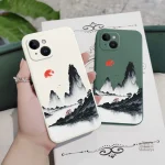 Coque de téléphone style japonais motif floral