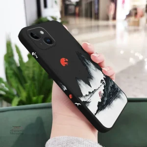Coque iPhone nature avec design japonais