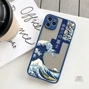 Coque de téléphone japonaise pour iPhone élégant et moderne