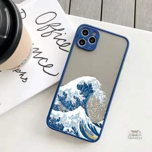 Coque iPhone design Vague inspiré du Japon