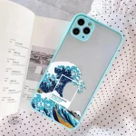 Accessoire téléphone iPhone motif Vague Japonaise