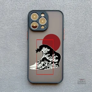 Coque de téléphone iPhone motif Vague Japonaise