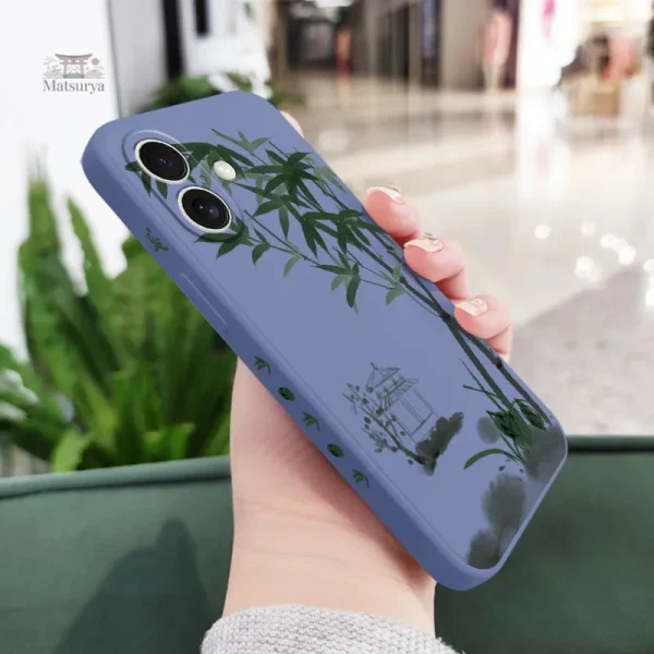 Protection iPhone zen en bois de bambou