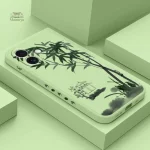Coque iPhone en bambou avec esthétisme zen