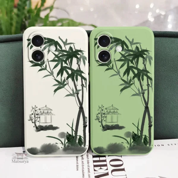 Élégante coque japonaise pour iPhone