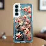 Coque Samsung Fleurs de Cerisier Japonaises élégante