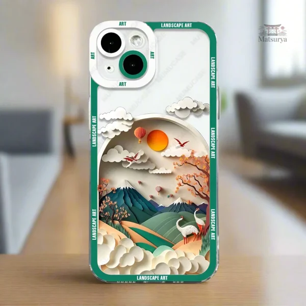 Protection iPhone avec design inspiré du Japon