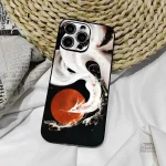 Coque de téléphone renard pour iPhone au design japonais