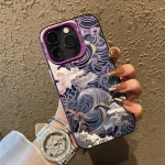 Accessoire iPhone avec motif vague asiatique
