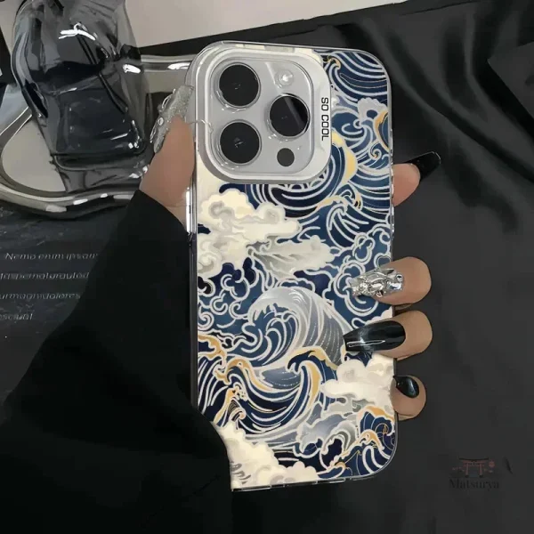 Coque tendance inspirée de l'art japonais