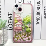 Coque japonaise iPhone avec motif de fleurs