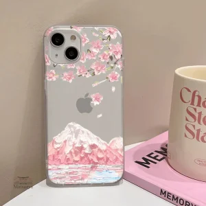 Coque de téléphone avec motif Mont Fuji japonais