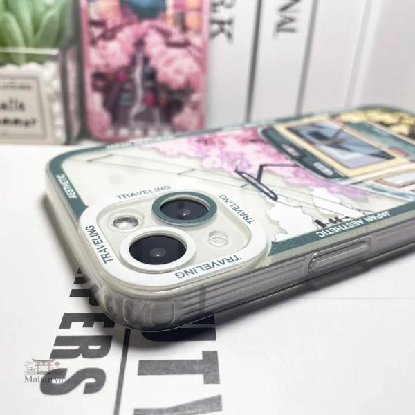 Coque iPhone avec motif train, style japonais original