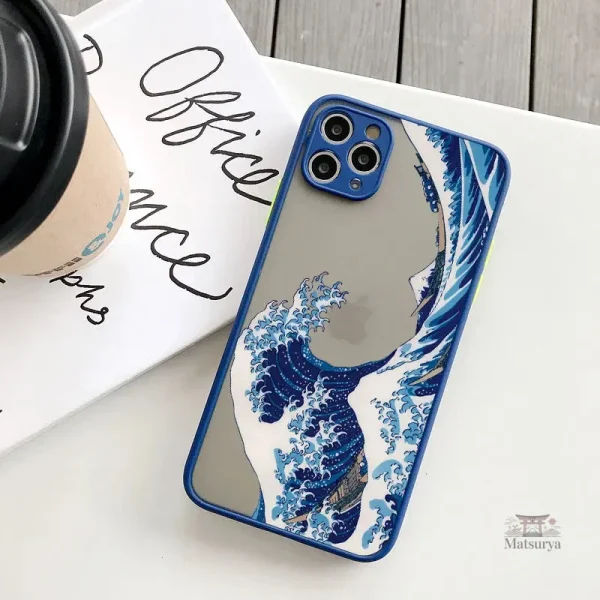 Design unique de coque pour iPhone avec motifs japonais