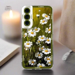 Coque Samsung Fleurs Blanches design japonais
