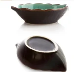 Coupelle en forme de feuille, design japonais