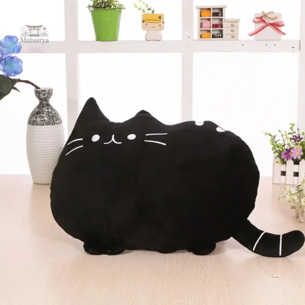 Coussin Chat Japonais avec motifs traditionnels