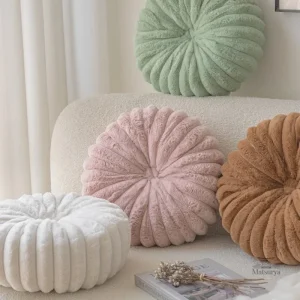 Coussin citrouille japonais décoratif