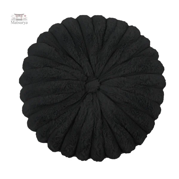 Coussin citrouille pour un intérieur japonais