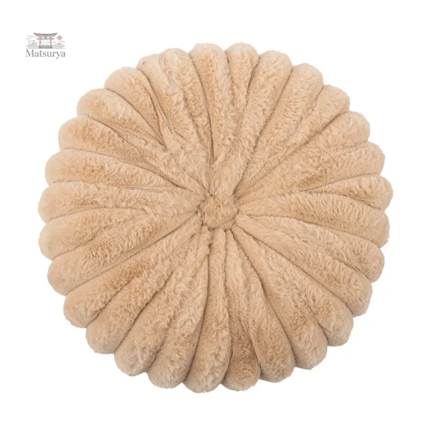 Coussin citrouille, ambiance zen japonaise