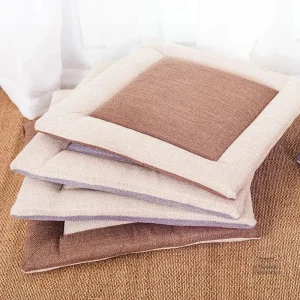 Coussin de Chaise en Lin Japonais