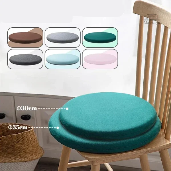 Coussin rond japonais pour confort de chaise