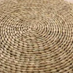 Accessoire zen pour méditation, coussin bleu japonais