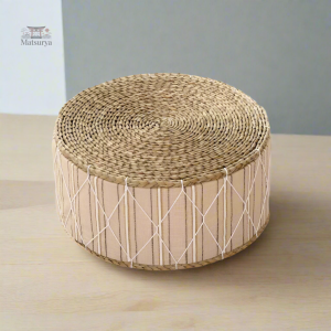 Coussin de méditation japonais épuré pour une pratique zen