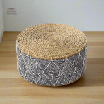 Coussin de méditation japonais Vagues de Kanagawa