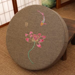 Coussin de méditation zen japonais