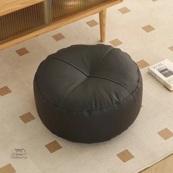 coussin-de-sol-japonais-rond-1 Coussin de sol japonais rond élégant et confortable