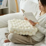Coussin de sol tressé pour un confort optimal