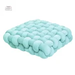 Coussin décoratif japonais en style tressé