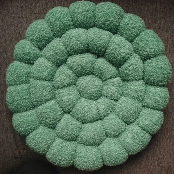 Coussin floral doux pour décoration intérieure