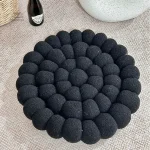Coussin décoratif japonais en tissu doux