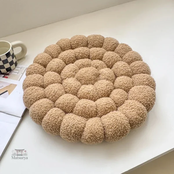 Coussin fleuri japonais pour intérieur