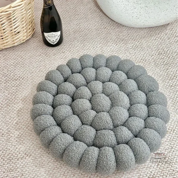Coussin doux style japonais avec fleurs