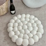 Coussin décoratif en tissu japonisant