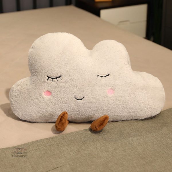 Accessoire kawaii en forme de nuage pour ambiance cozy