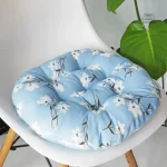 Coussin Rond avec Designs Japonais