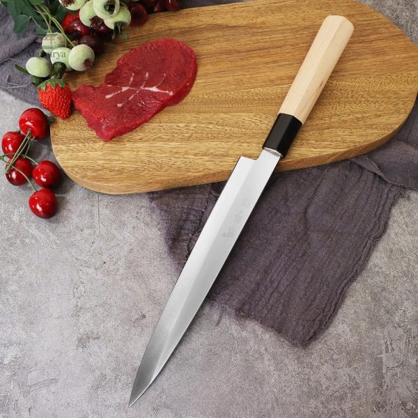 Couteau à sushi avec manche ergonomique