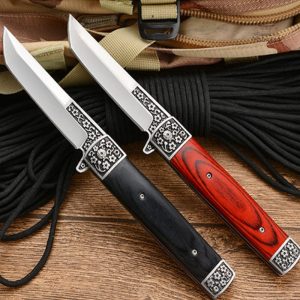Couteau de poche japonais traditionnel en acier