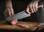 Couteau de chef japonais, idéal pour la préparation culinaire